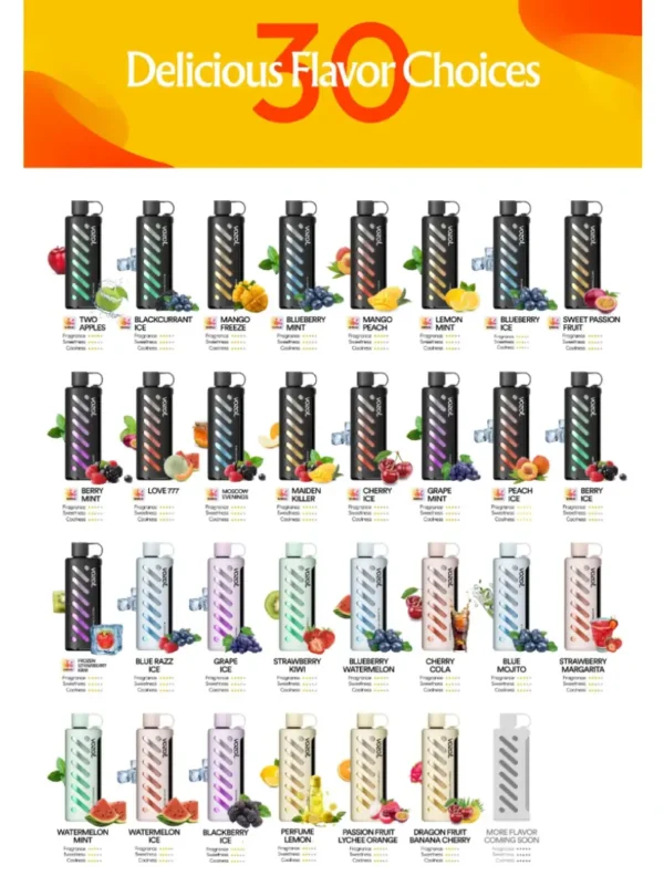 delicious-30-flavor-vozol-gear-shisha-25000-in-background